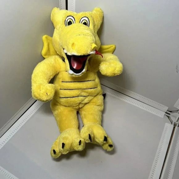 Collectable Advertising Plush Cambria Cambi 12" Yellow Dragon Plush Toy - Picture 1 of 5